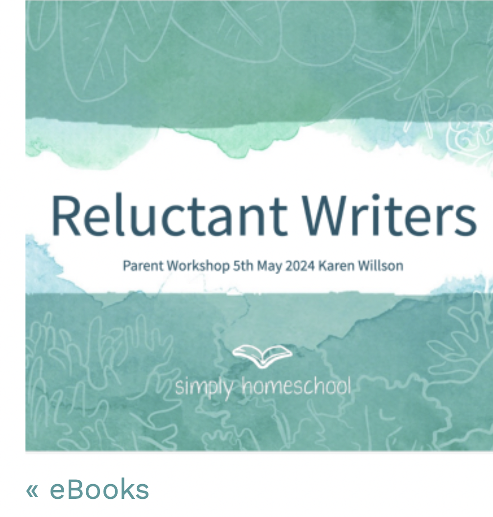 Recording now available: Reluctant Writers workshop