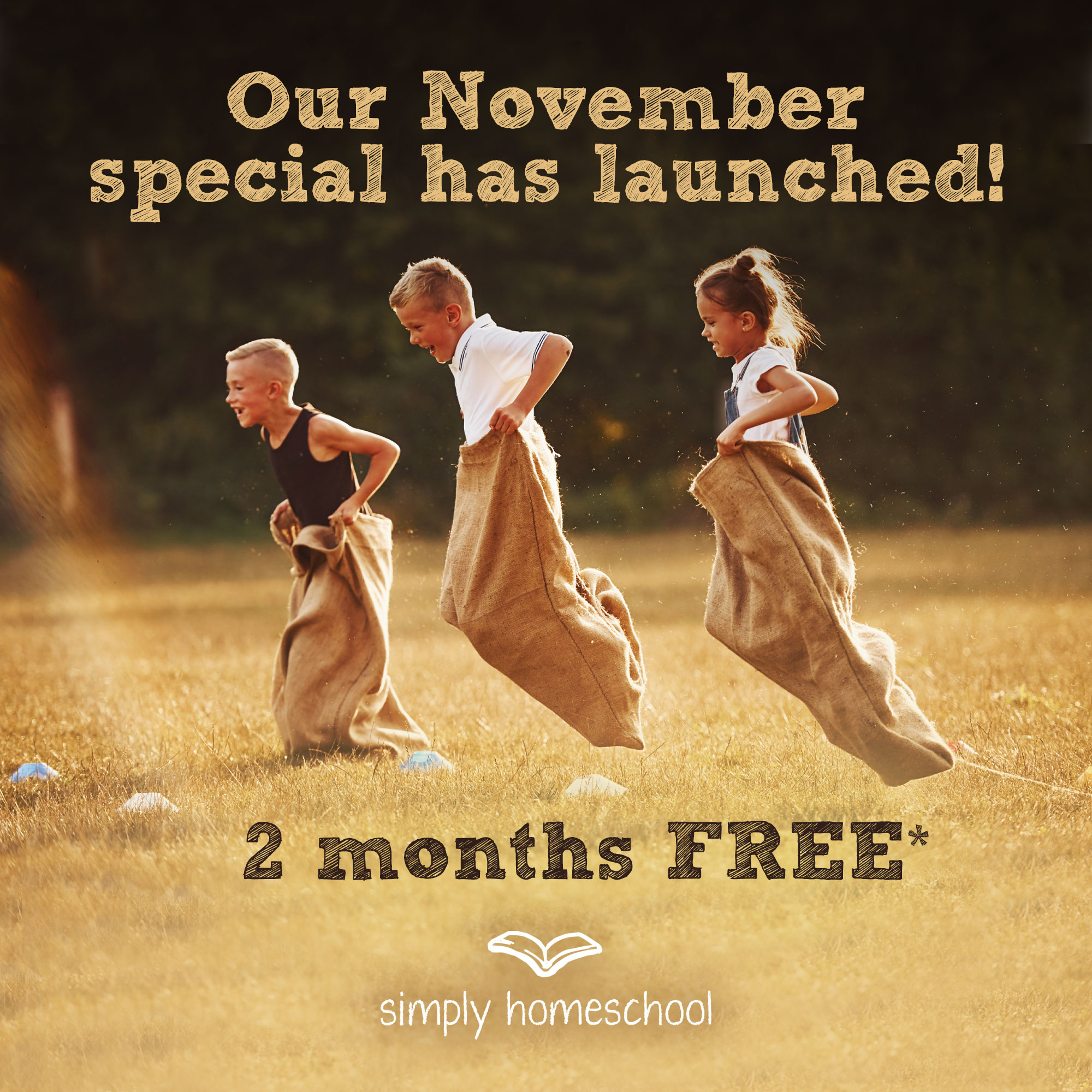 November Special: two months free!