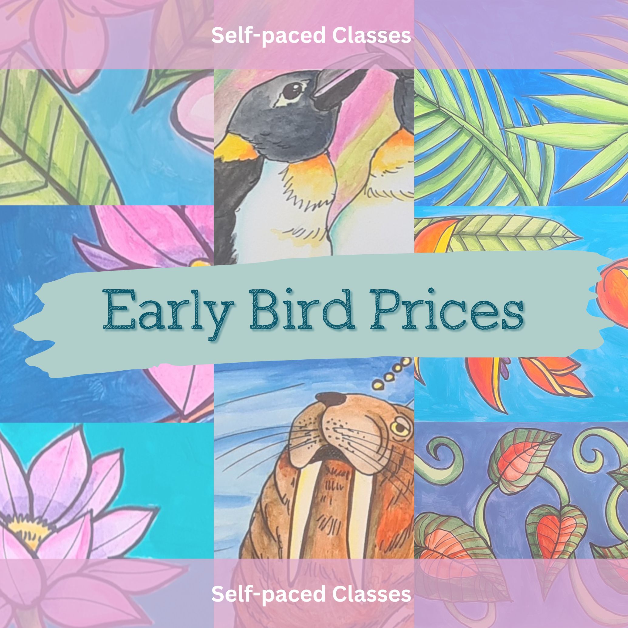 Self-paced Art Classes