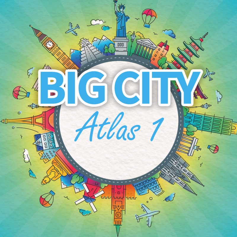 Big City Atlas Part 1- Introduction to World Geography, Africa & Middle East (New Release)