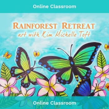 Online Class, Rainforest Retreat Art Beginners, Term 4 2024