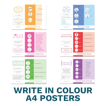 Write in Colour A4 Poster Kit