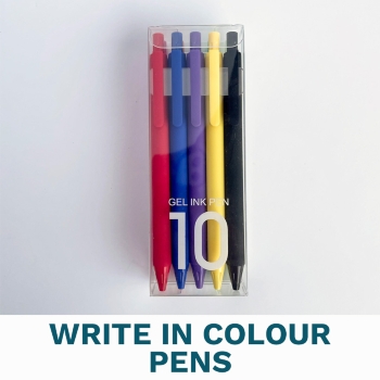 Write in Colour Pens