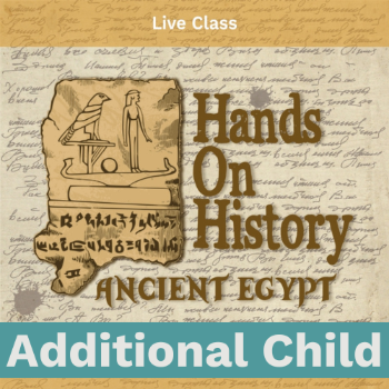 Hands-on History: Ancient Egypt Kit Additional Child - BACKORDER