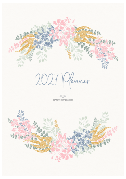 2027 Simply Homeschool Yearly Planner