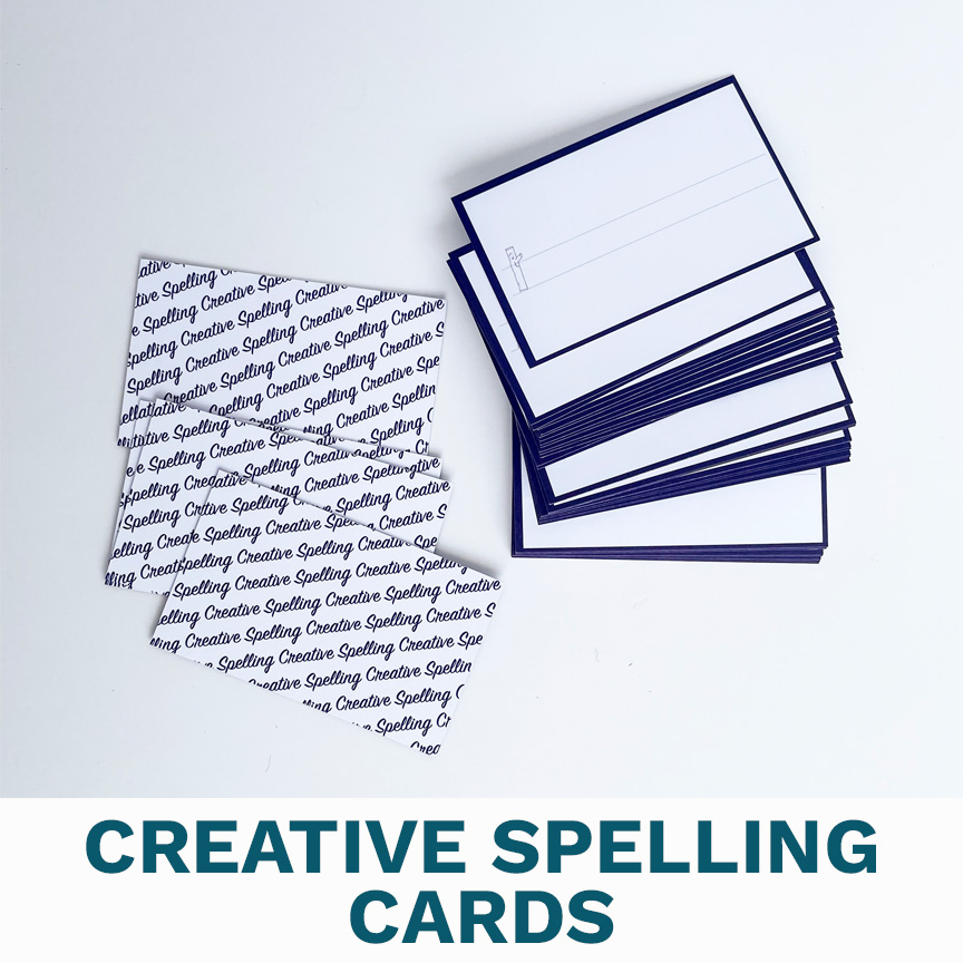 40 Word Cards for Creative Spelling